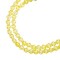 Crystal Lane DIY 2-Strand 7in Transparent Finish Glass Bicone Bead Strands